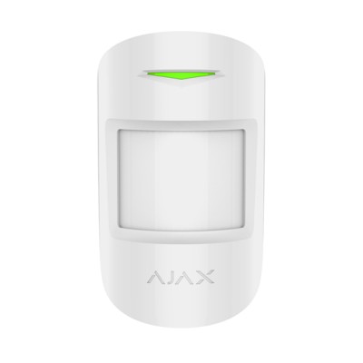 Ajax MotionProtect Plus Датчик движения с микроволновым сенсором и иммунитетом к животным (белый)