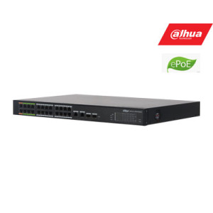 DAHUA ePoE slēdzis 100Mbps 24+2G uplink