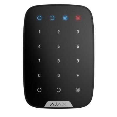 AJAX KeyPad Plus Беспроводная сенсорная клавиатура (черная)
