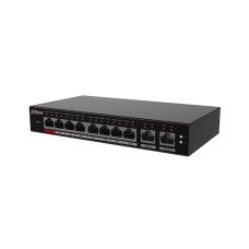 DAHUA PoE switch 100Mbps 8portu+2G uplink S4100-8ET2GT-96-C