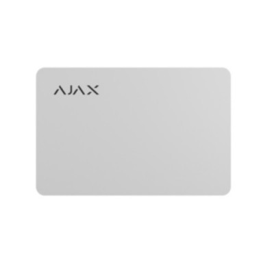 AJAX Защищенная бесконтактная карта для клавиатуры (белая)