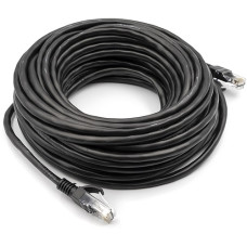 Kabelis Cat5E UTP, 15m, melns