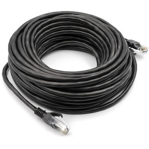 Kabelis Cat5E UTP, 15m, melns