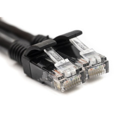 Kabelis Cat5E UTP, 20m, melns