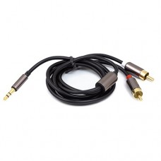 Аудио кабель 3.5мм  - 2x RCA, 1.5 м