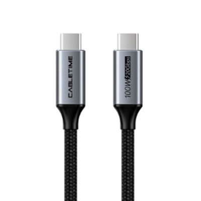 Cable USB3.2, Type C - Type C, 20Gbps, 100W, 20V/ 5A, 4K/ 60HZ, 1m