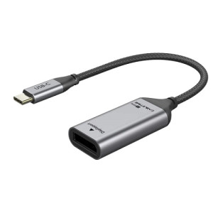 Adapteris USB-C (V) uz DisplayPort (S), 4K/60Hz, ar zelta pārklājumu savienotājiem