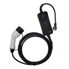 Electric Car Charger Type 2 - Schuko (220V), 16A, 3.6kW, 1-phase, 5m