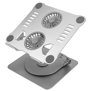 Planšetdatora dzesēšanas paklājs HISMART ar 2 ventilatoriem