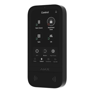 Ajax bezvadu tastatūra ar sensoru ekrānu (melna)