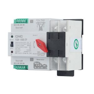 Automātiskais pārslēgšanas slēdzis CNC 2P 220V 100A