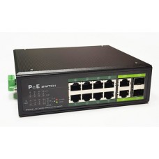 PoE switch 8ch 100Mbps +2G uplink 2 SFP