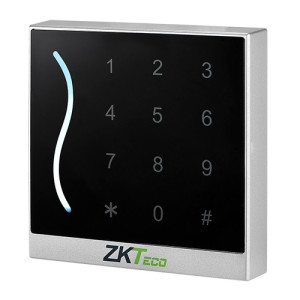 ZKTECO RFID kartes lasītājs 13.56MHz, Wiegand 26, PROID30, ar sensora tastatūru