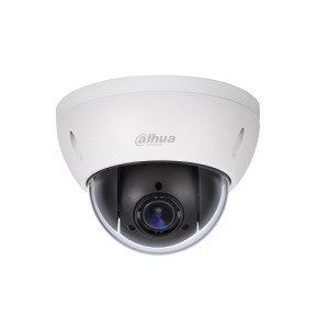 DAHUA Mini 2 megapikseļu HD tīkla PTZ kameras kupols, x4 tālummaiņa SD22204GC-LB