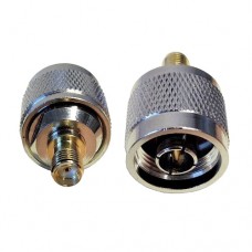 Adapter N-male to SMA-female