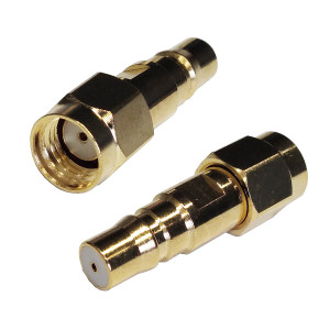 Adapteris RP-SMA-vīrietis uz QMA-sieviete