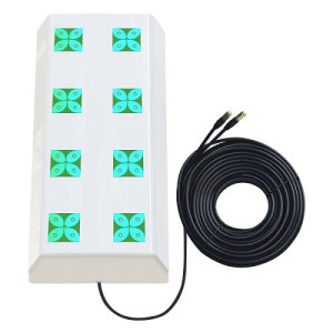 5G / LTE / CBRS 2x2MIMO antena, 1,7–3,8 GHz, 2x 18 dBi