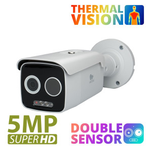 PARTIZAN 5.0MP IP kamera IPO-5SP termiskā SH