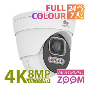 PARTIZAN 8.0MP (4K) IP kamera IPD-VF5MP-IR AF 4K FADA SH