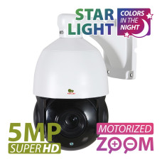 PARTIZAN 5.0MP IP varifokālā kamera IPS-220X-IR SE AI 1.0 Starlight
