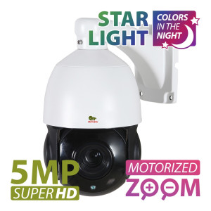 PARTIZAN 5.0MP IP varifokālā kamera IPS-220X-IR SE AI 1.0 Starlight